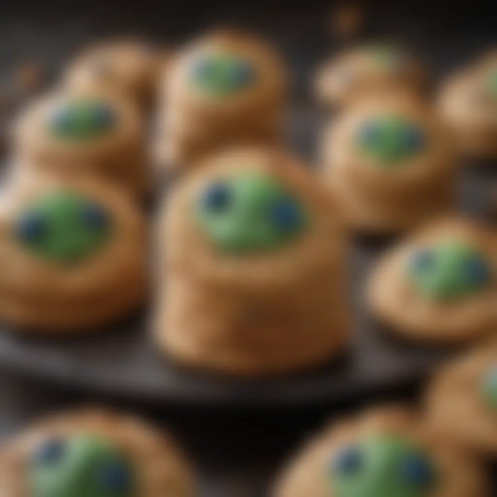 Enchanted Alien Cookies Display