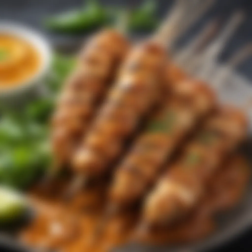 Enhancing Chicken Satay with Aromatics