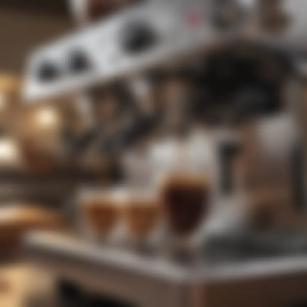 User-friendly espresso machine with intuitive controls