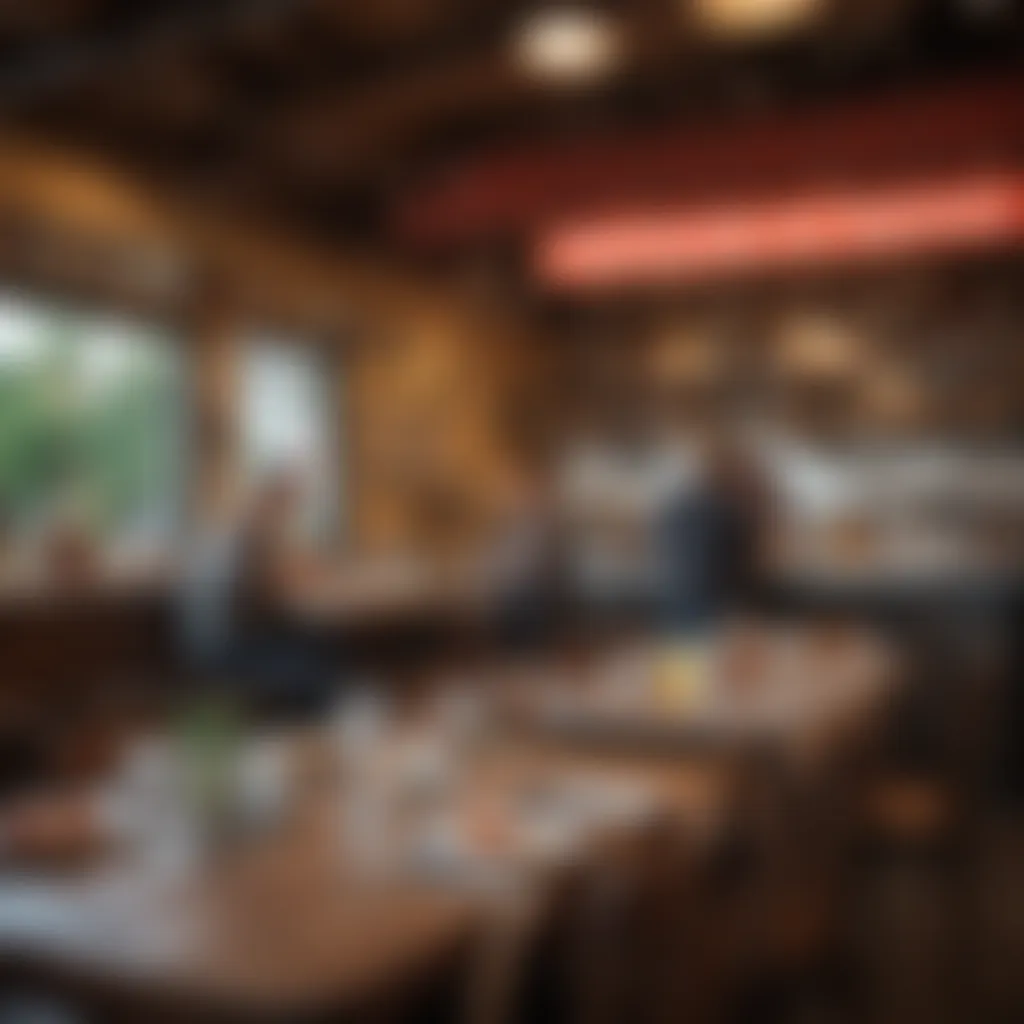 Community Connection: Dining in Eugene A bustling restaurant scene reflecting community dining
