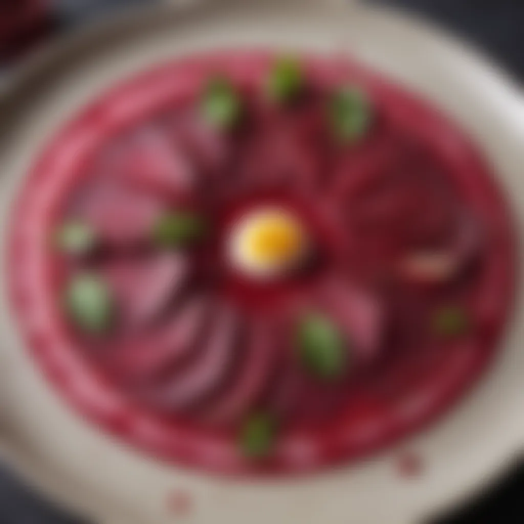 Vibrant Beetroot Carpaccio