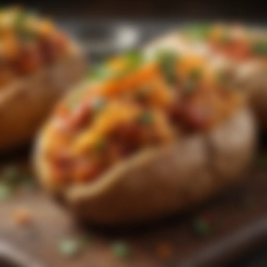 Exotic Spicy Sriracha Baked Potato