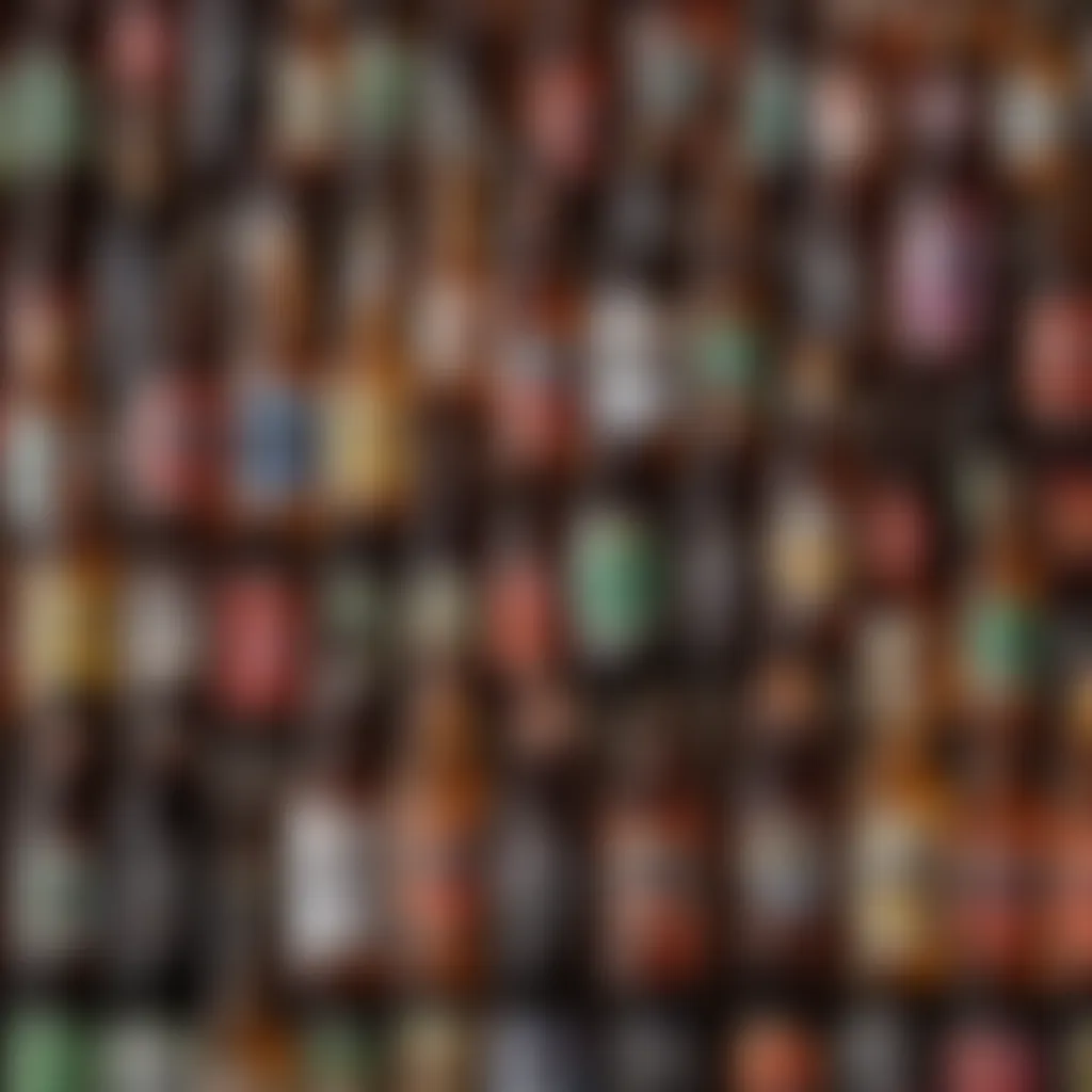 Diverse Selection of Alcohol-Free Beers A close-up of a selection of alcohol-free beers in various glasses showcasing their colors and textures