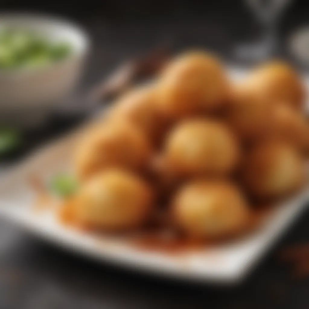 Flavorful Touch: Akara Garnishing Akara garnishing with traditional spices