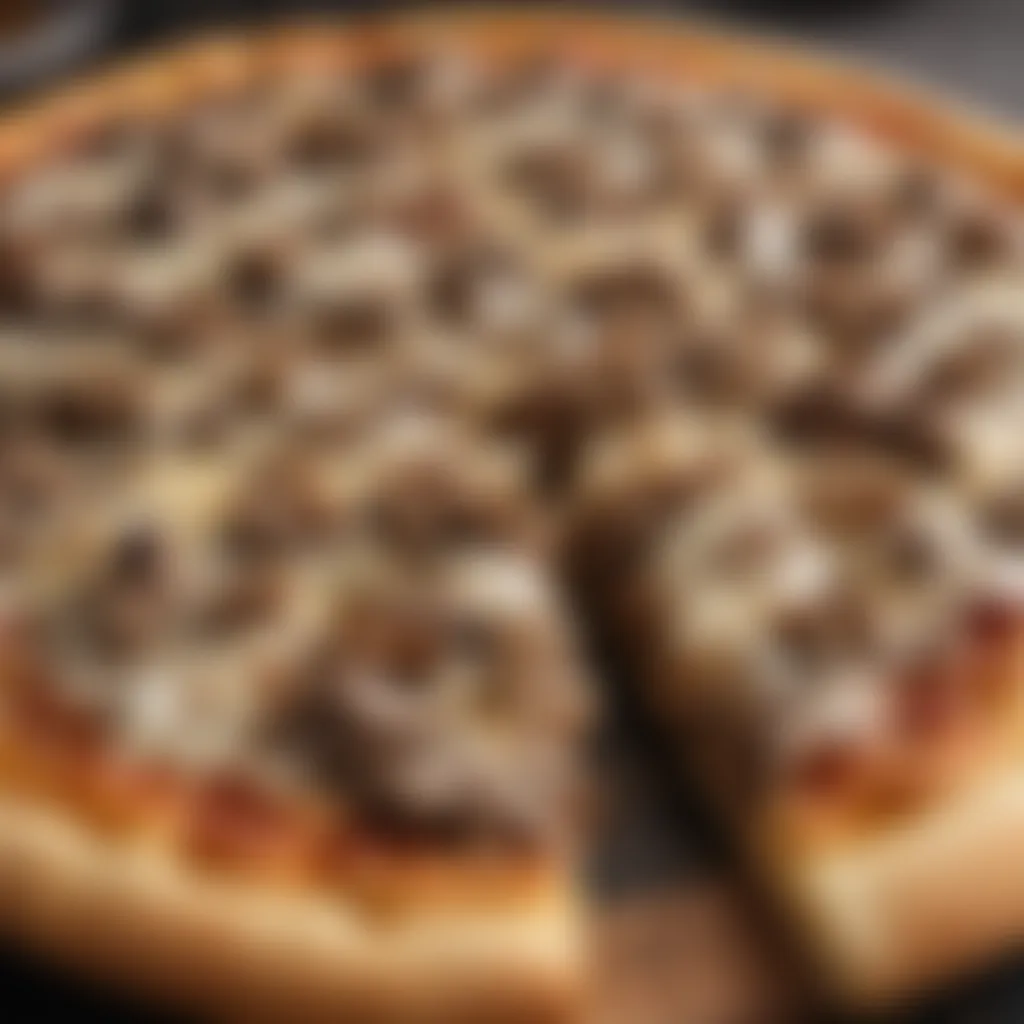 Sizzling Philly Cheesesteak Pizza