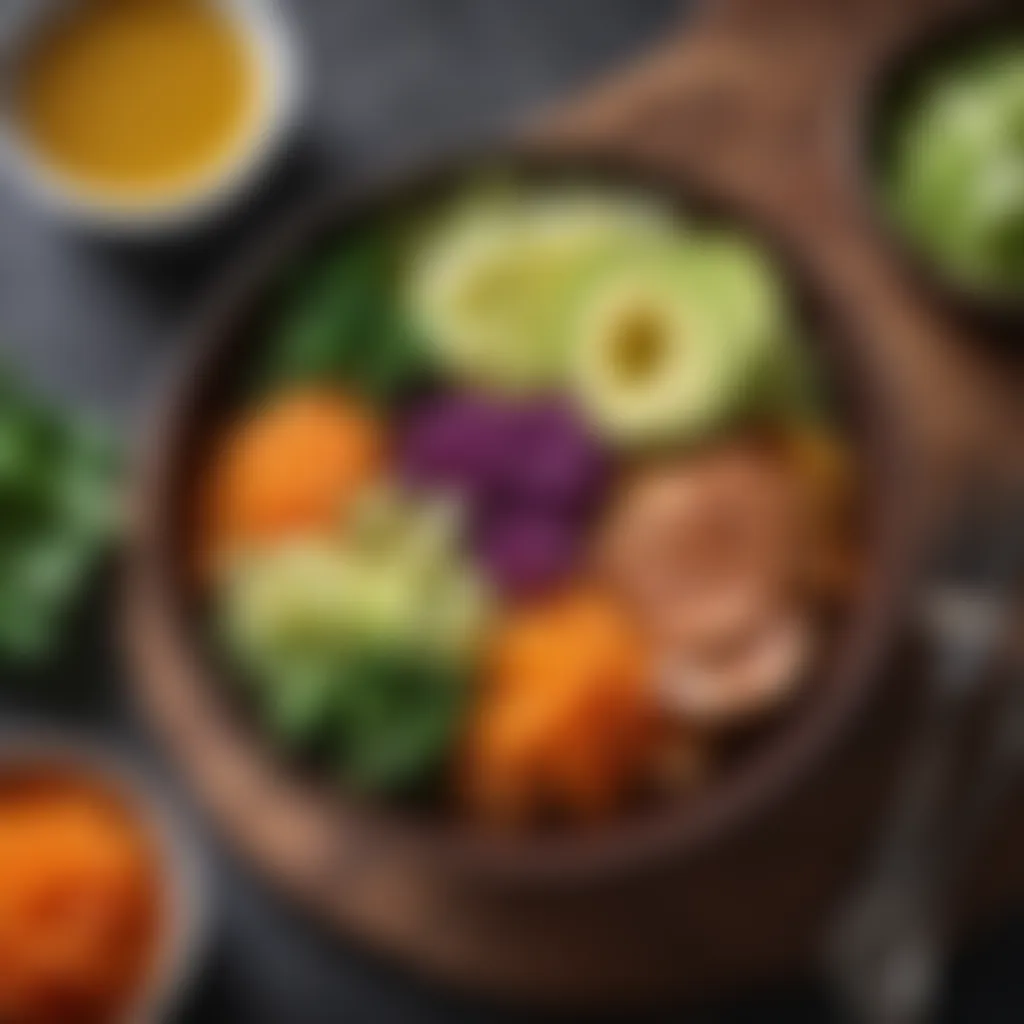 Keto Bowl with Sautéed Cabbage A colorful keto bowl featuring sautéed cabbage, vegetables, and protein