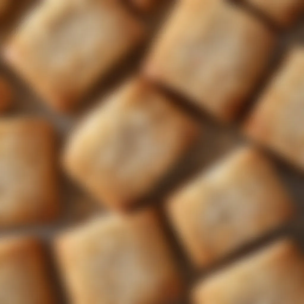 A close-up of coconut bread slices revealing its fluffy texture