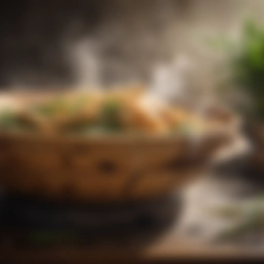 Intricacies of Bamboo Steaming in Chinese Cooking Chinese bamboo steamer showcasing culinary tradition