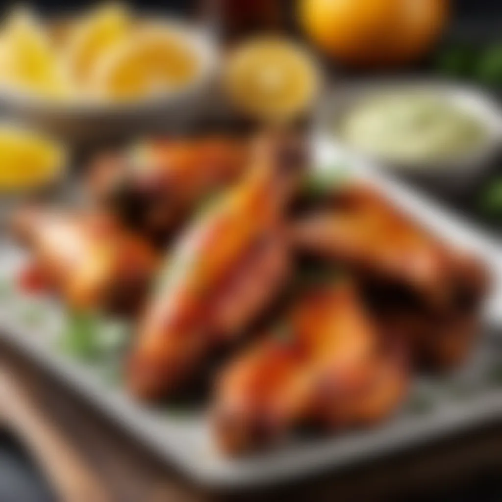 Spicy Cajun Chicken Wings with Zesty Citrus Marinade