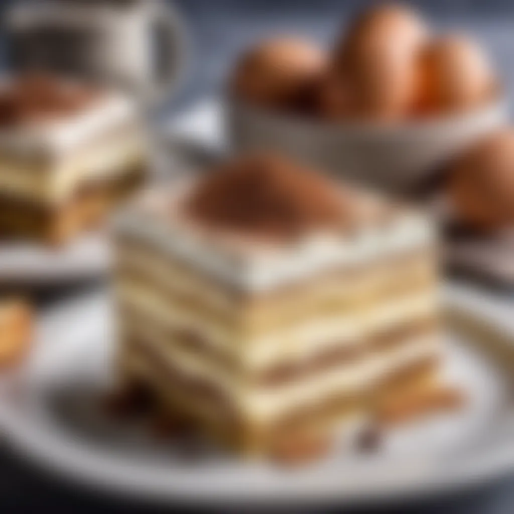 Egg-based Tiramisu Delight