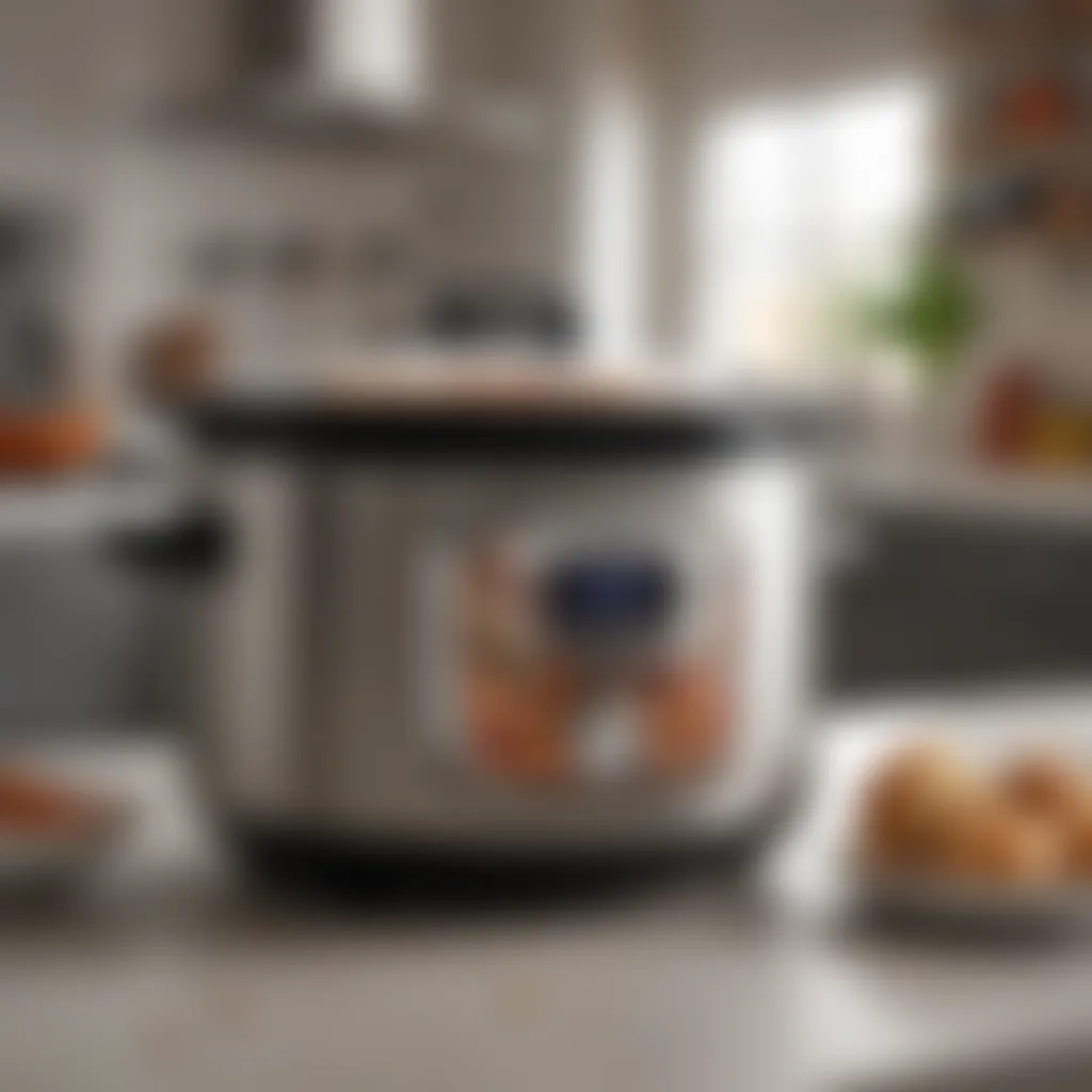 Integrating a Crockpot into Your Culinary Space A well-organized kitchen with a crockpot prominently featured
