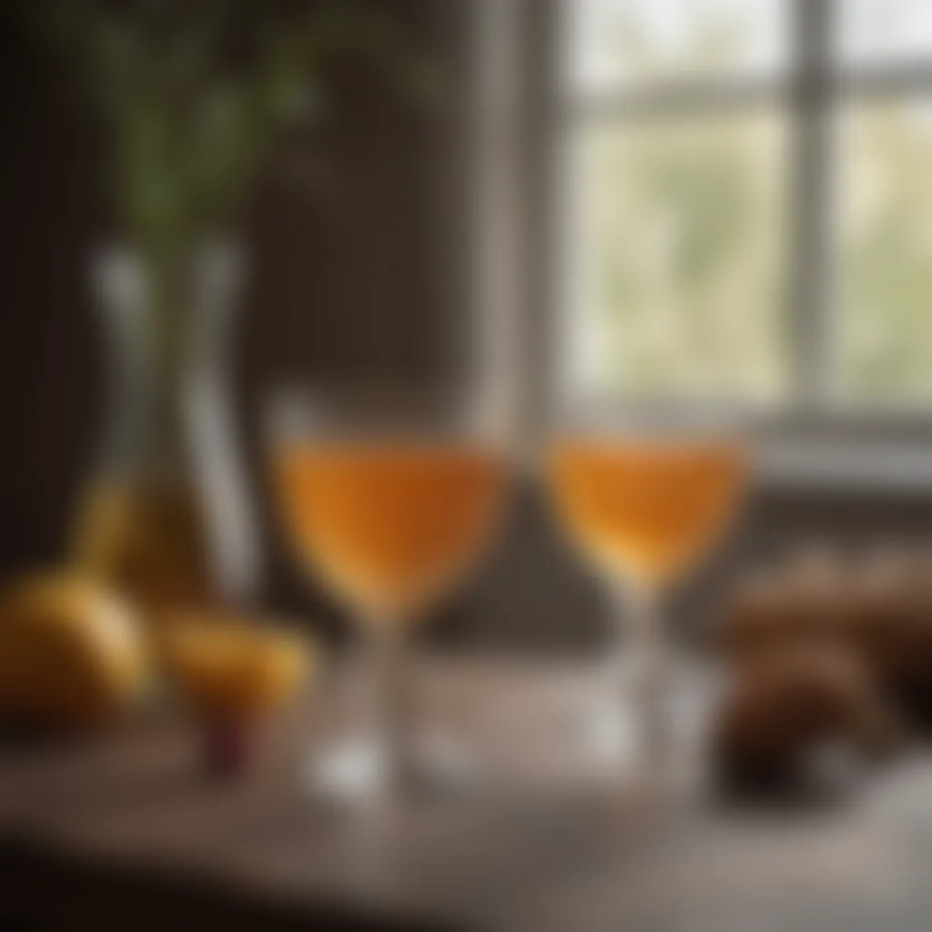 Sip of Danish Elegance Elegant Danish mead glass with intricate designs