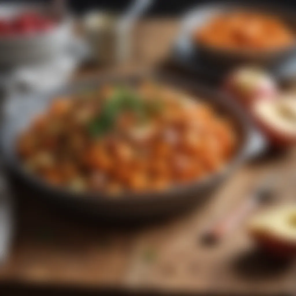 Delectable Sweet Potato Apple Hash Served Delectable Sweet Potato Apple Hash Served