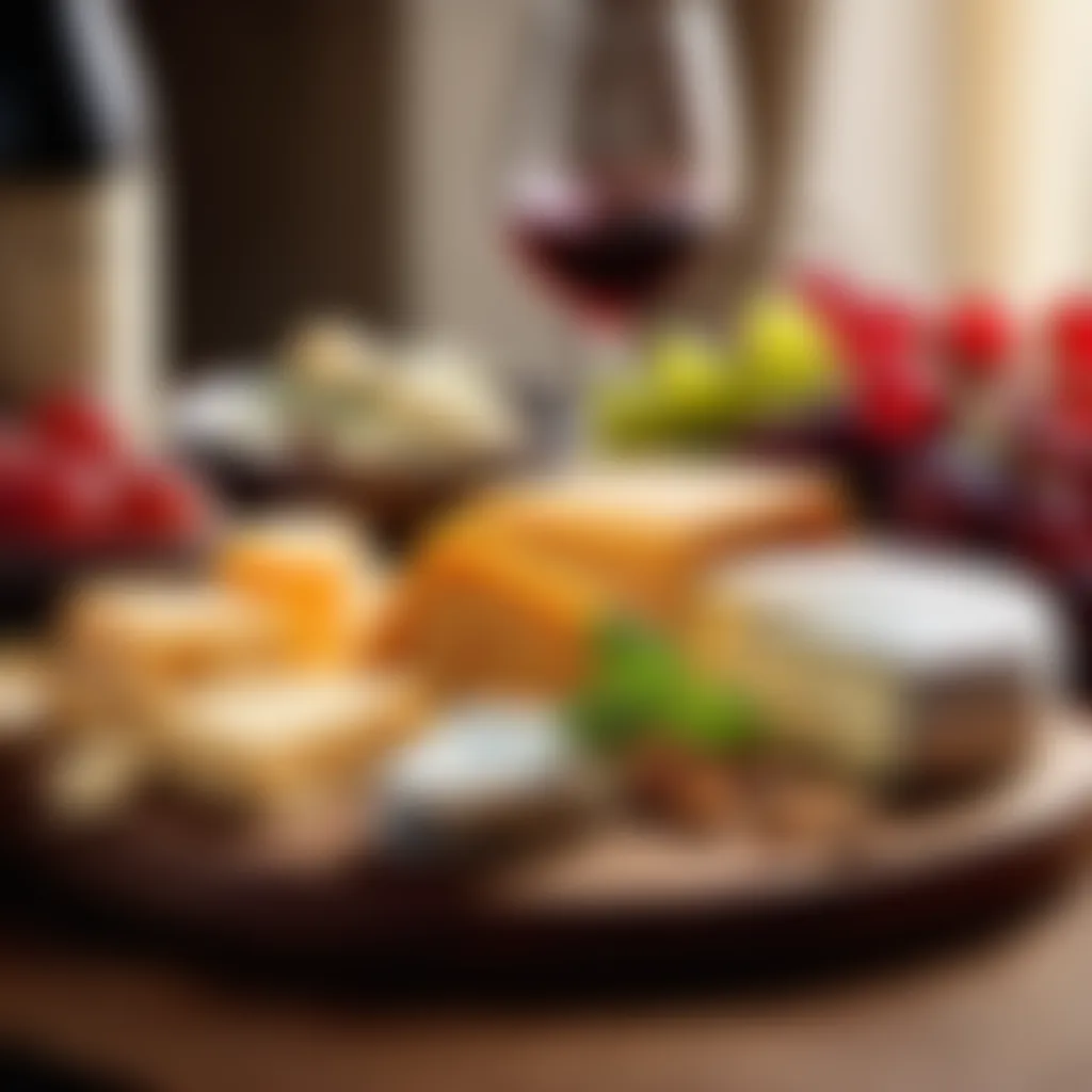 Gourmet Cheese Selection Delicious Cheese Platter