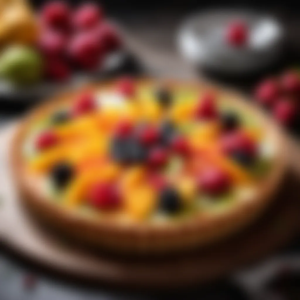 Artisanal Fruit Tart Exquisite Fruit Tart