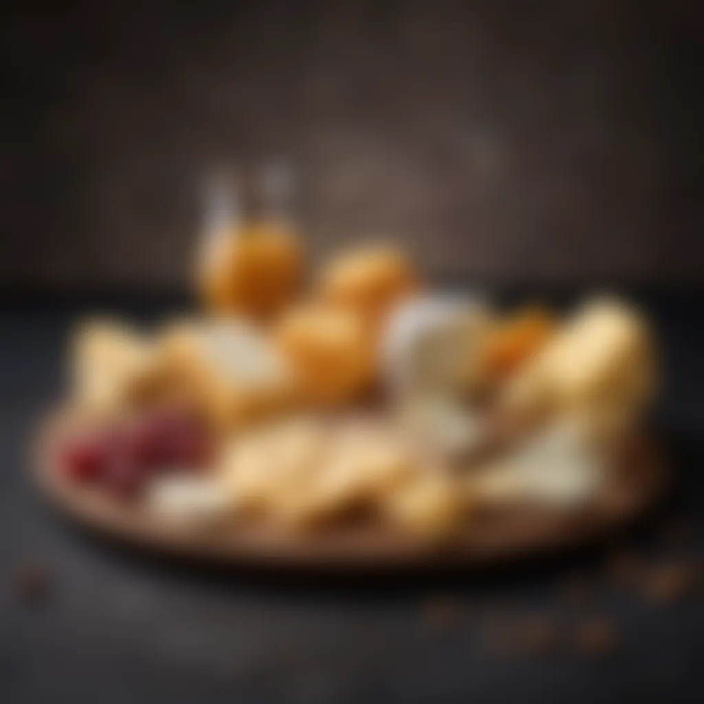 A gourmet cheese platter illustrating the cultural significance of cheese across different regions.