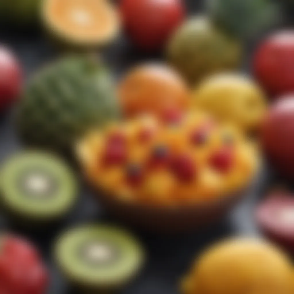 Exotic Fruits Display