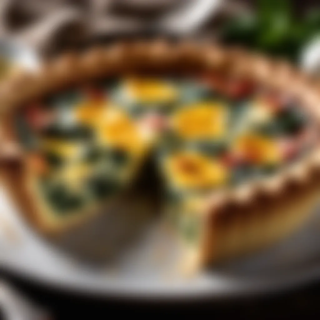 Spinach and Sun-Dried Tomato Quiche