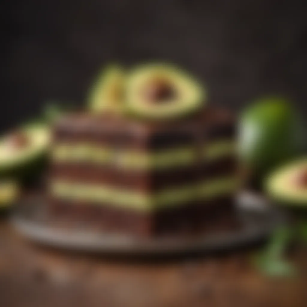 Vegan Avocado Chocolate Cake