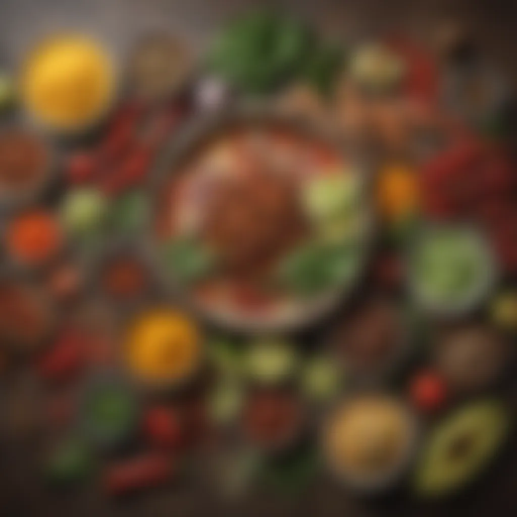 Fresh Ingredients of Southwestern Cuisine Fresh ingredients that contribute to the unique flavor of Southwestern cuisine.