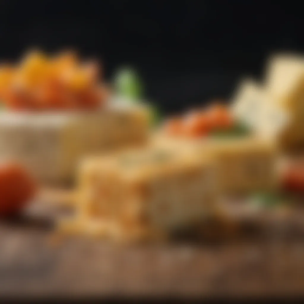 An array of cheeses used in enhancing pasta dishes