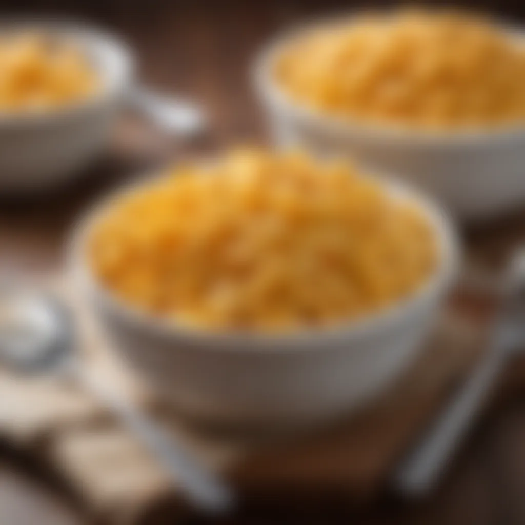 A bowl of Kraft Mac n Cheese showcasing its creamy texture and vibrant color