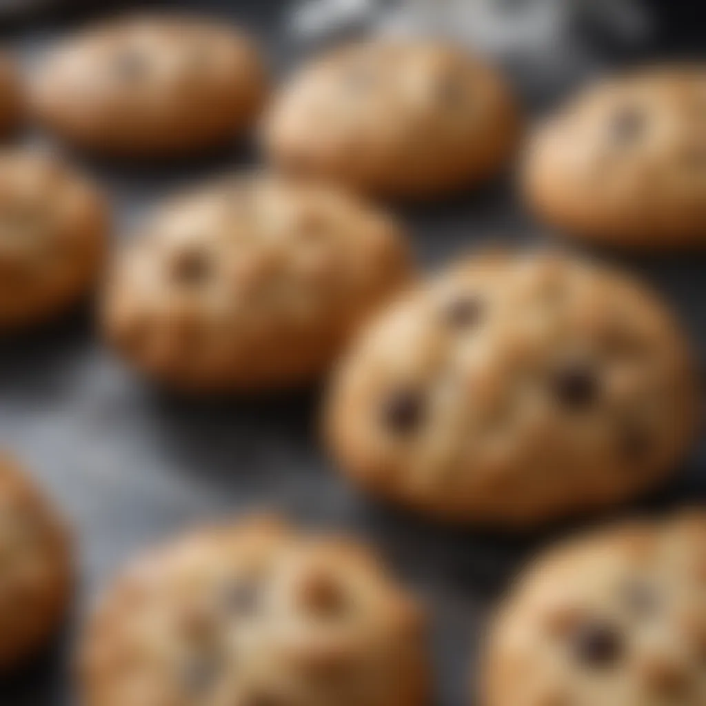 Delicious Levain frozen cookie close-up