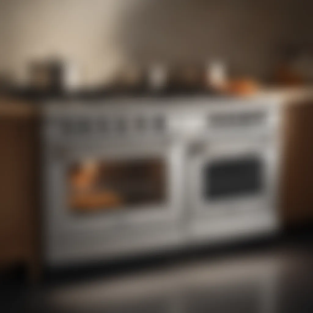 A selection of vintage stove top ovens showcasing diverse designs