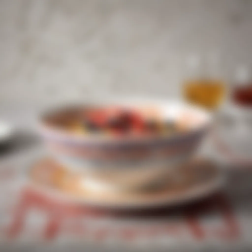 Vibrant Corelle dinnerware patterns set against a stylish backdrop