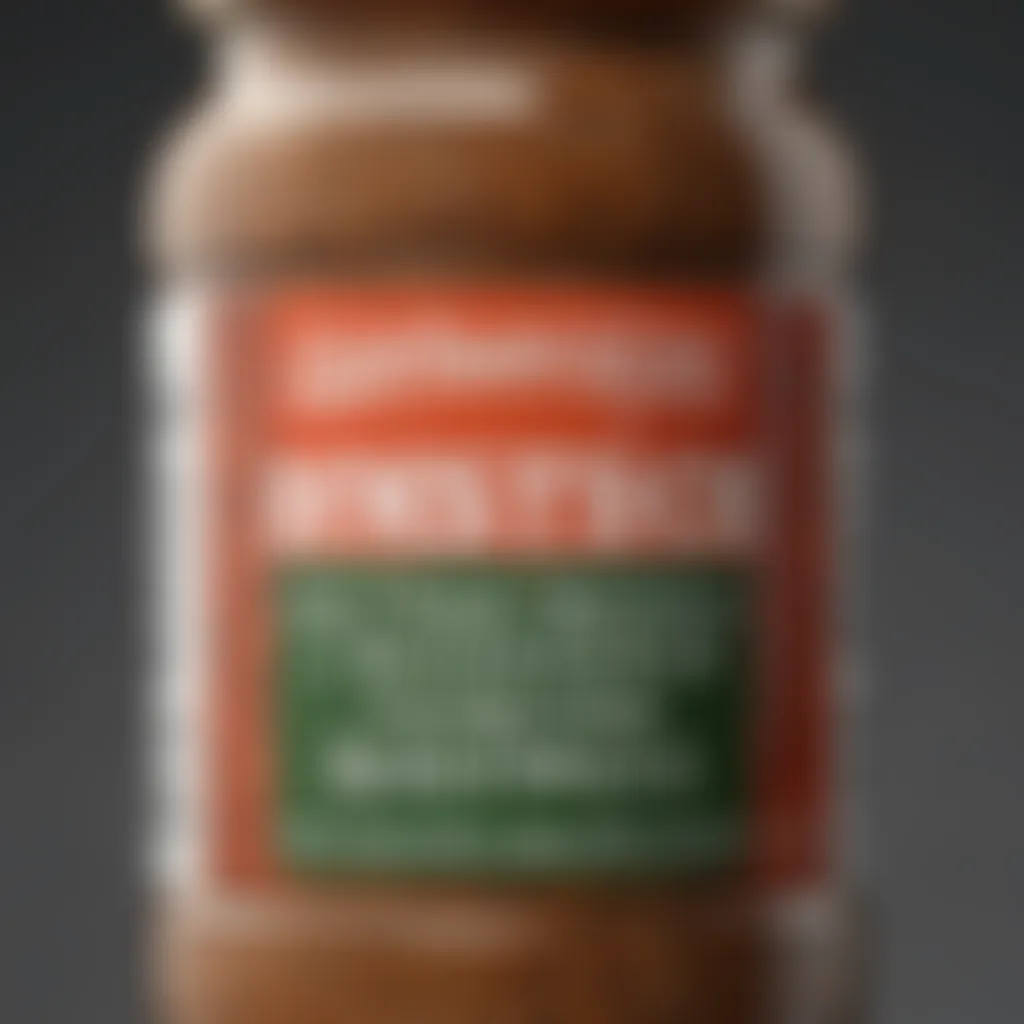 A close-up of a label indicating a non-MSG seasoning product.