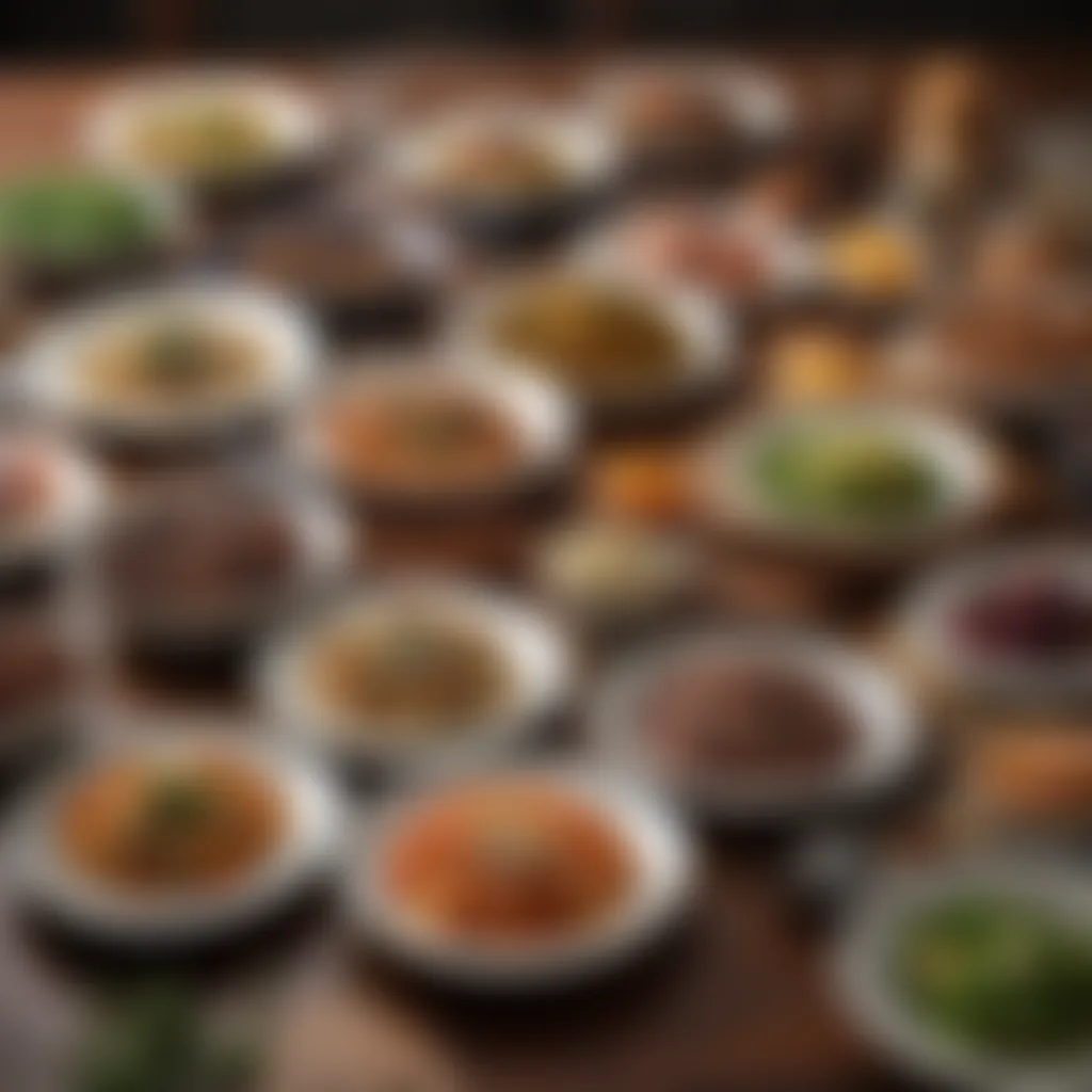 Artful Presentation of Local Ingredients Artfully presented dishes emphasizing fresh, local ingredients