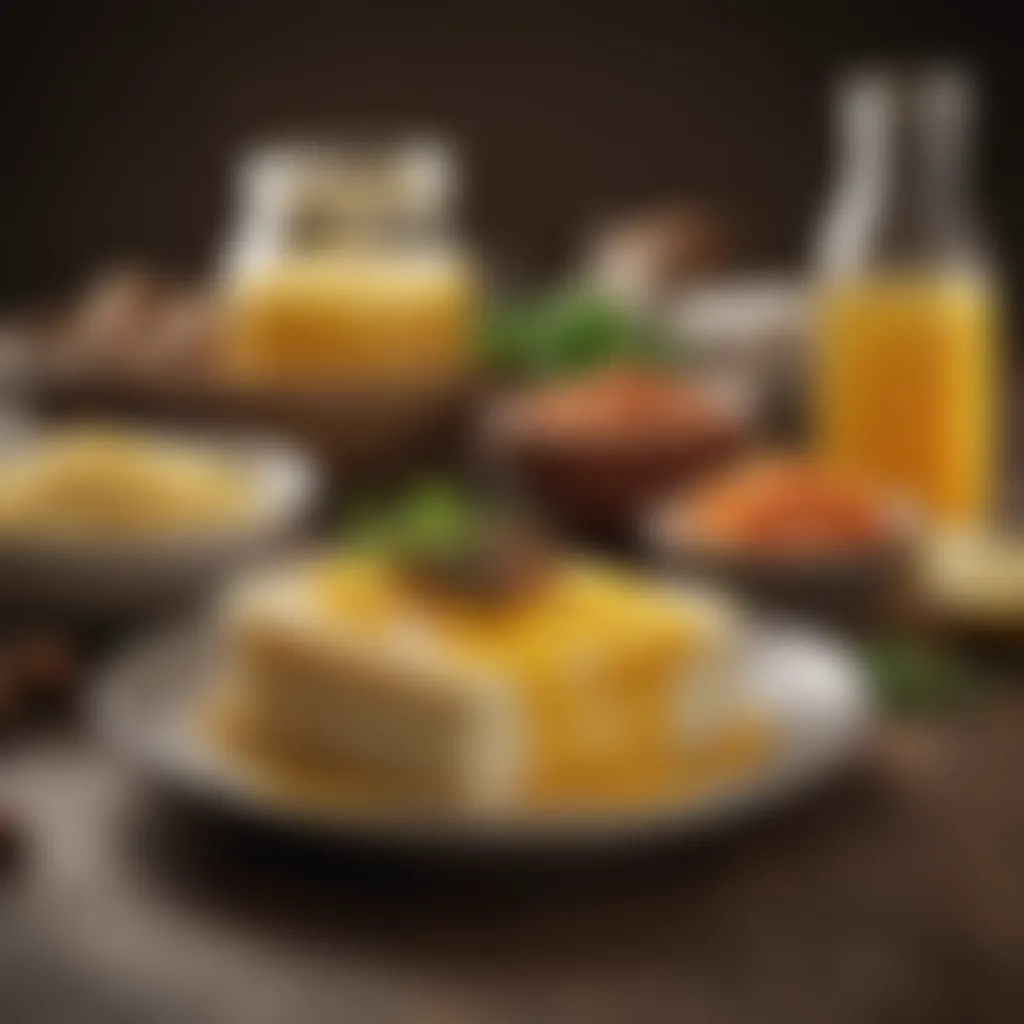 A traditional cuisine showcasing ghee's versatility in various dishes