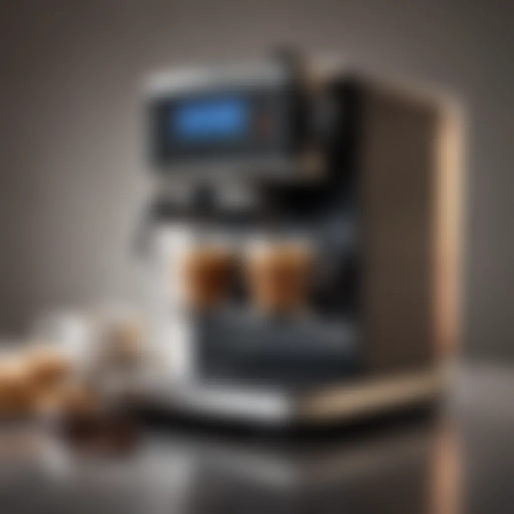 User-friendly interface of a modern dual coffee maker