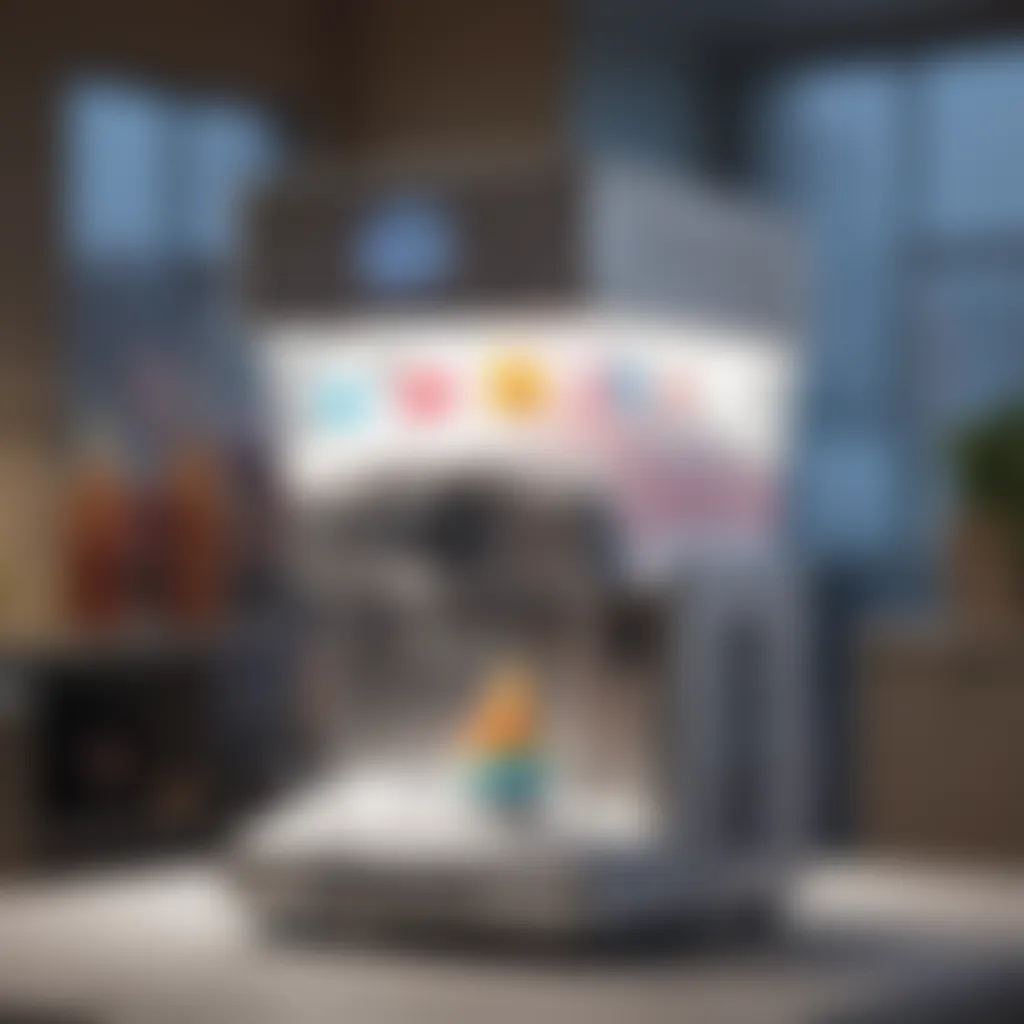 A sleek, modern snow cone machine showcasing its design and functionality.