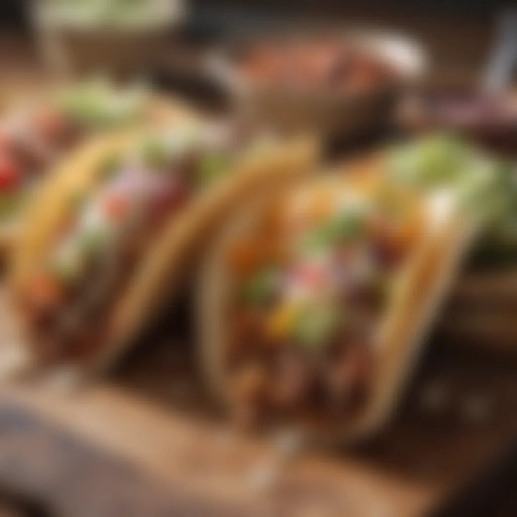 An assortment of tacos featuring distinct regional flavors