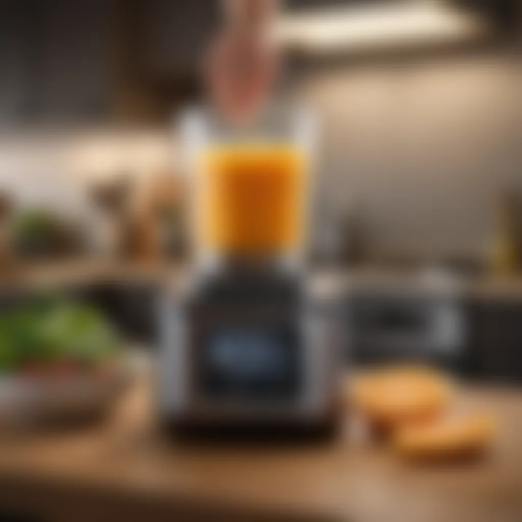 User-friendly wireless blender interface