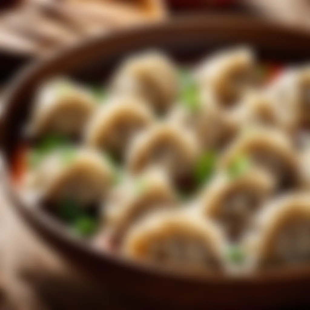 Exquisite Chinese Dumplings bursting with flavors