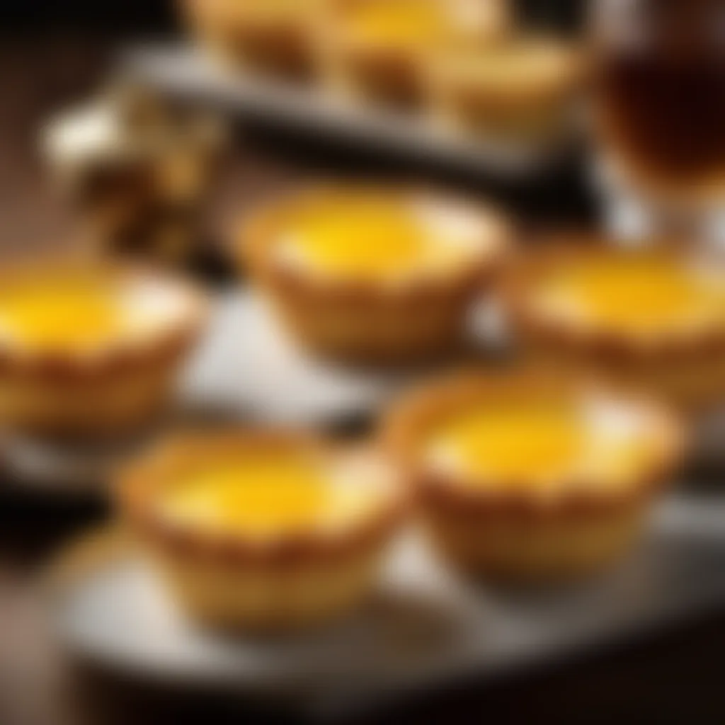 Silky Smooth Egg Tarts with a delicate sweetness