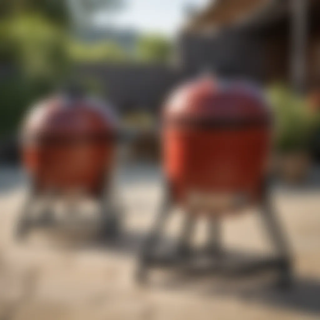 Comparison of various Kamado Joe models side by side