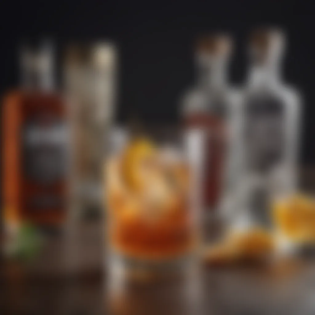 Spirit Selection for Highballs A selection of spirits commonly used in highballs