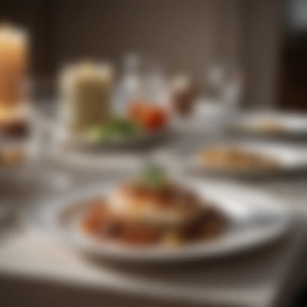 Cultural Influences in Dining Aesthetics A curated table setting that reflects cultural influences in contemporary dining.