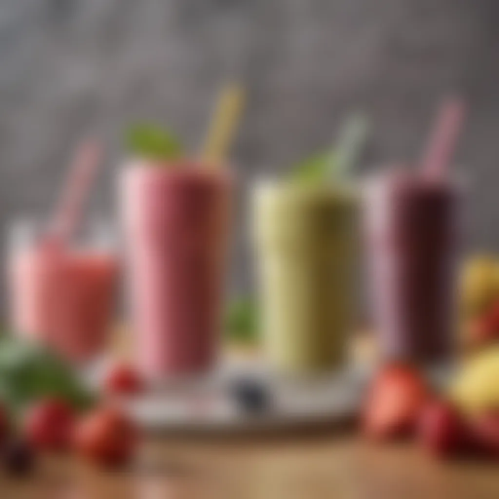 Smoothies as a Cornerstone of Modern Nutrition Healthy lifestyle items alongside a smoothie
