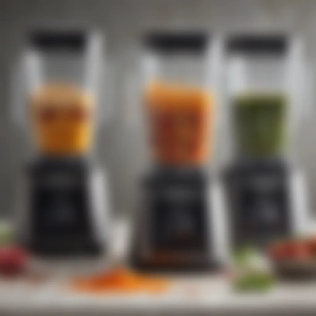 High-Performance Blenders vs. Standard Versions An infographic comparing features of high-performance versus standard blenders