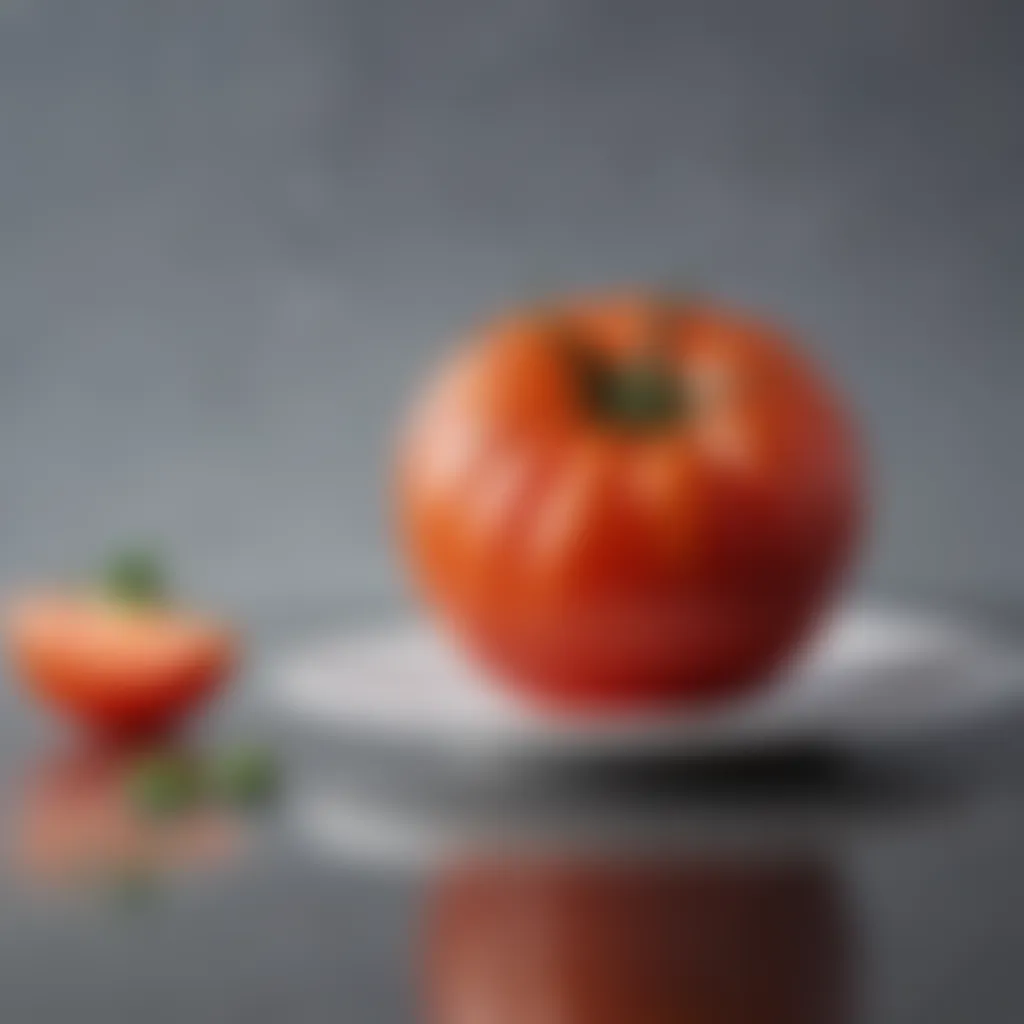 Tomato Infusion: Elegance on a Plate