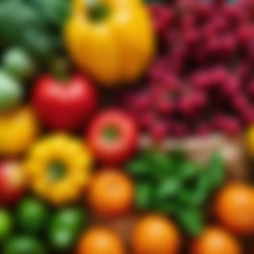 Colorful Farmers Market Bounty