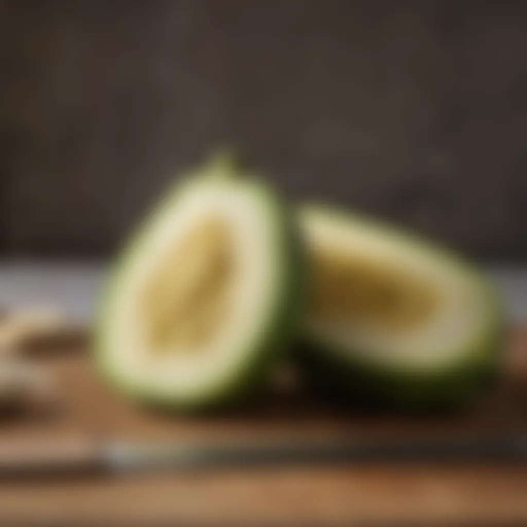 Sliced zucchini arranged for air frying