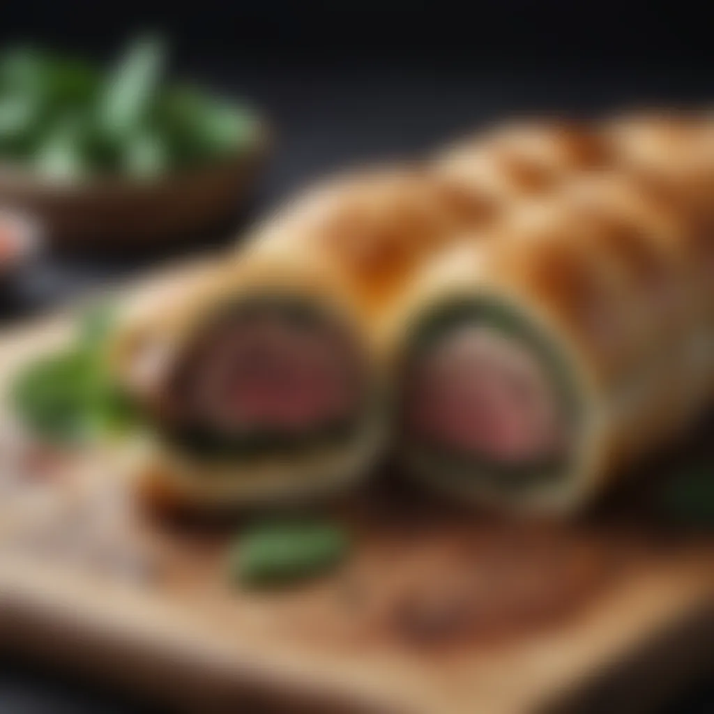 Exquisite Beef Mince and Spinach Roll