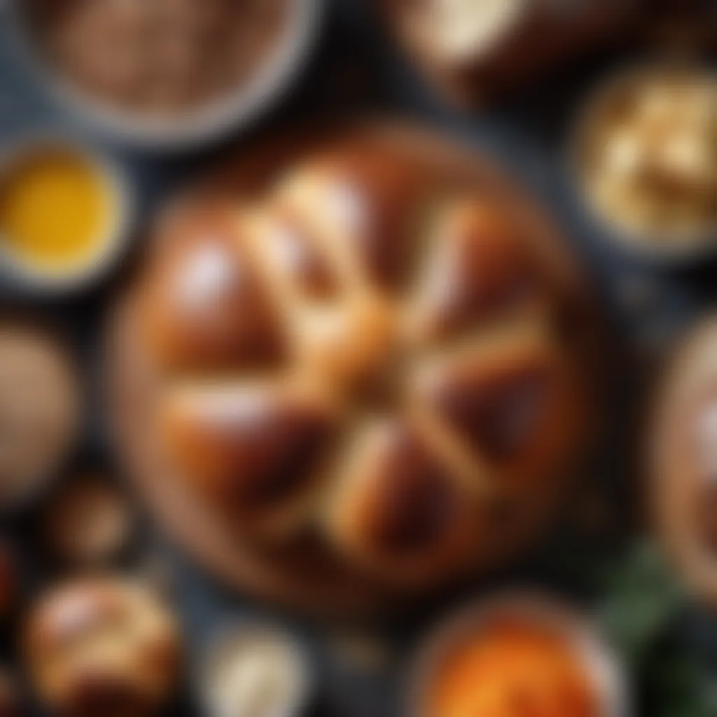 Premium Ingredients Selection Exquisite bread ingredients