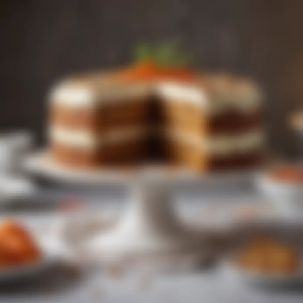 Exquisite Carrot Cake Layers