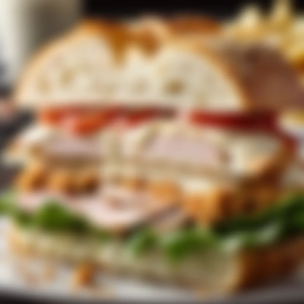 Exquisite Chicken Cordon Bleu Sandwich